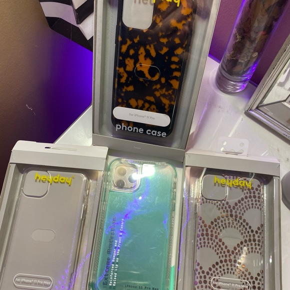 heyday Other - 3 BRAND NEW iPhone 11 PRO MAX cases & 1 iPhone 11 PRO case .